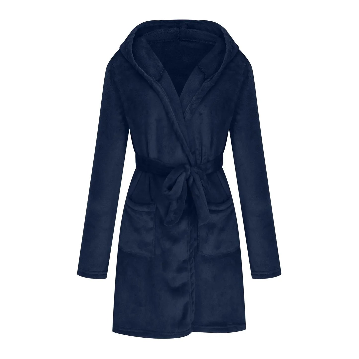 Marivelle Plush Hooded Robe