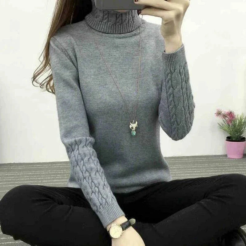 Sorella Ribbed Turtleneck Sweater