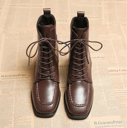 Lerida Lace-Up Ankle Boots