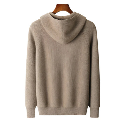 Alsten Merino Wool Zip-Up Sweater