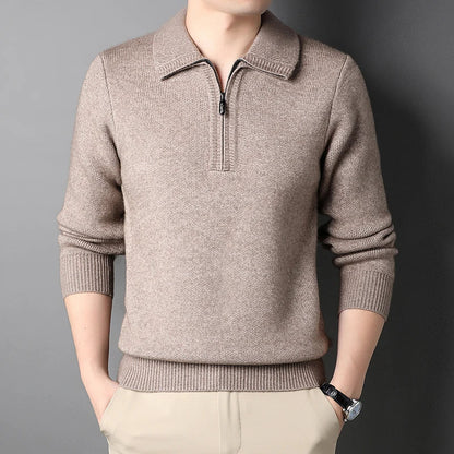 Arven Cashmere Quarter-Zip Jumper