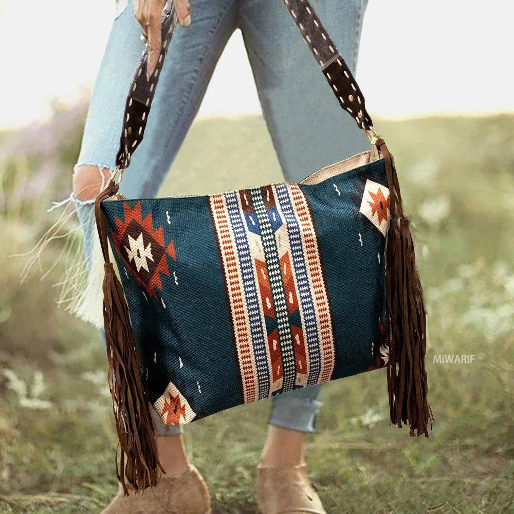Women’s Amari Boho Canvas Shoulder Bag