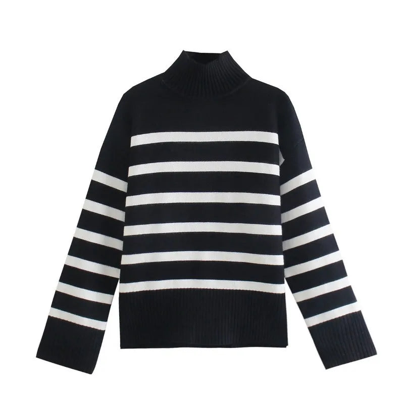 Navarro Striped Knit Sweater