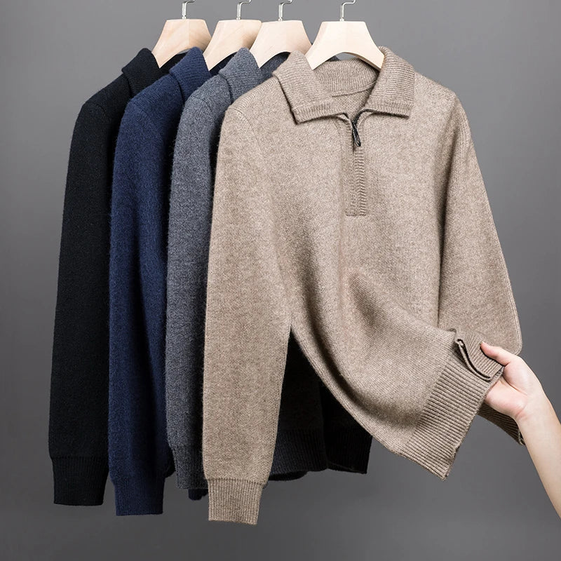 Arven Cashmere Quarter-Zip Jumper
