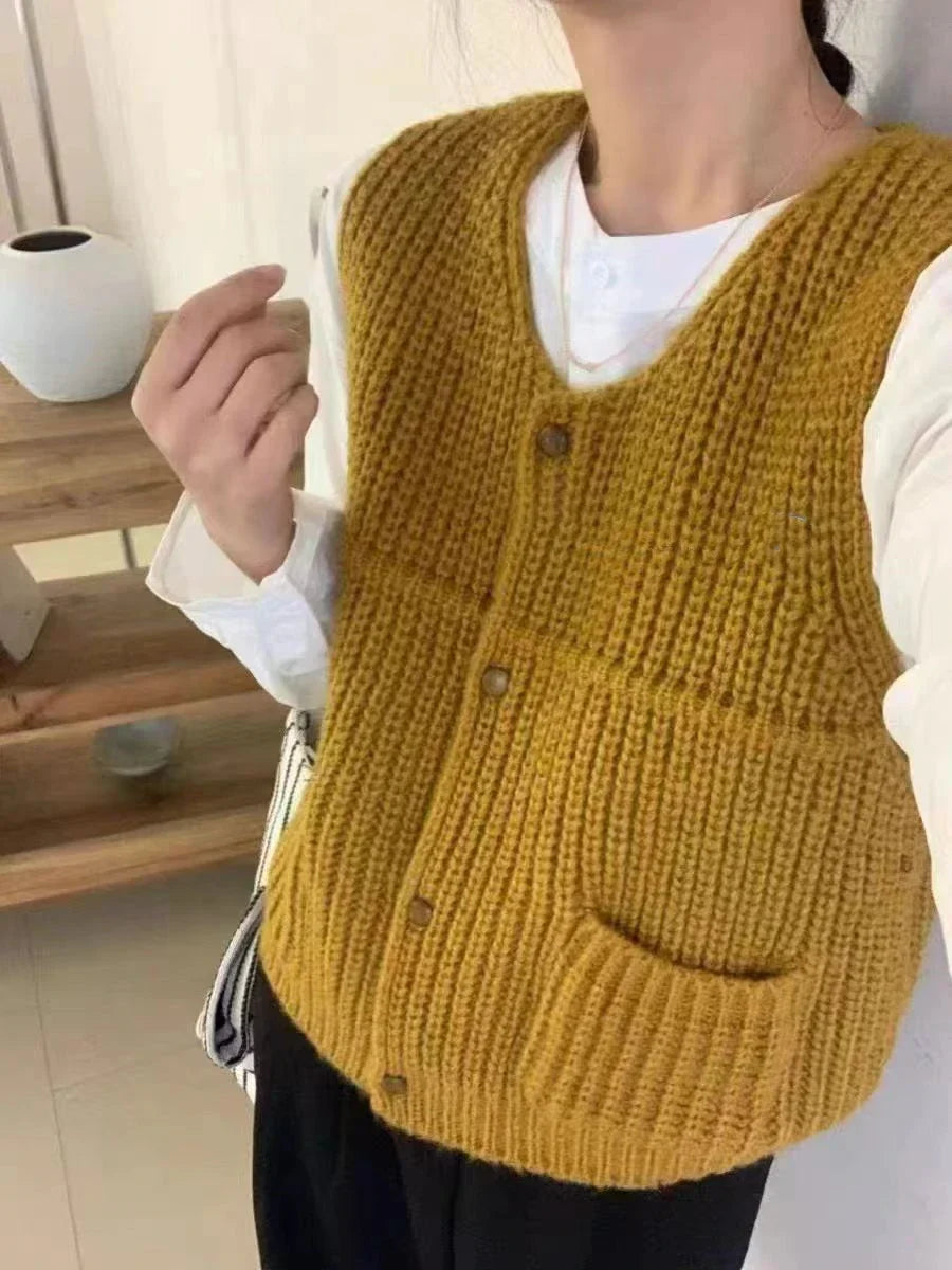 Ardelle Knit Button Vest