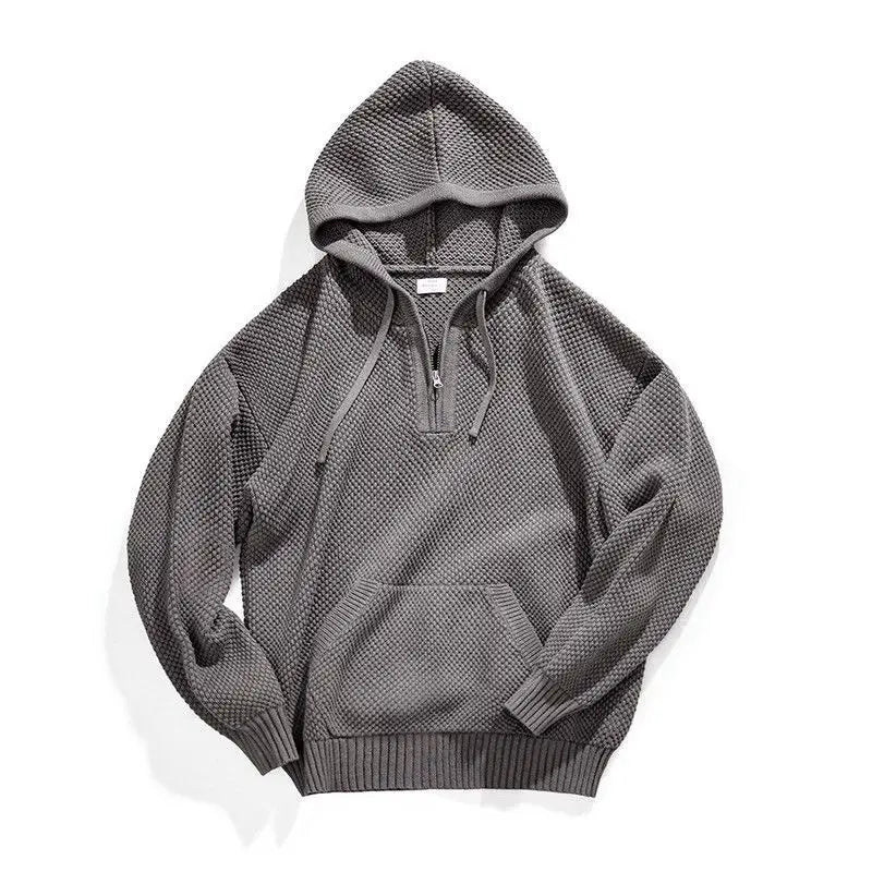 Kyoto Textured Knit Hoodie