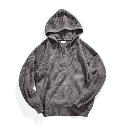 Kyoto Textured Knit Hoodie