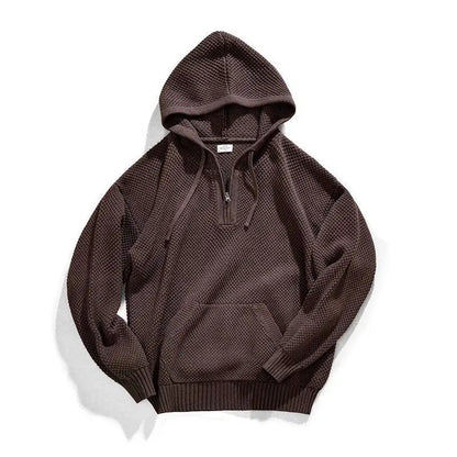 Kyoto Textured Knit Hoodie