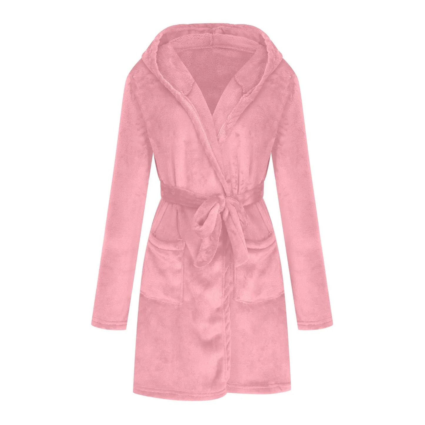 Marivelle Plush Hooded Robe