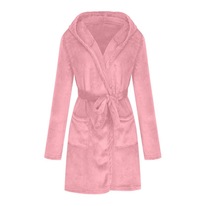 Marivelle Plush Hooded Robe