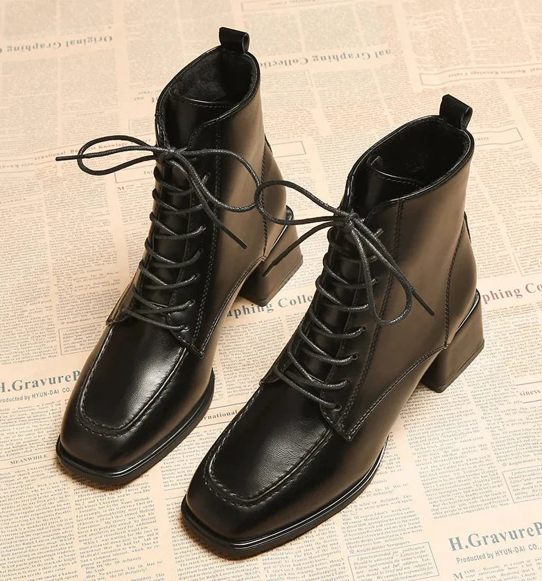 Lerida Lace-Up Ankle Boots