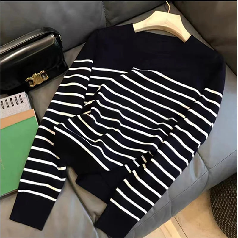 Livorno Striped Knit Sweater