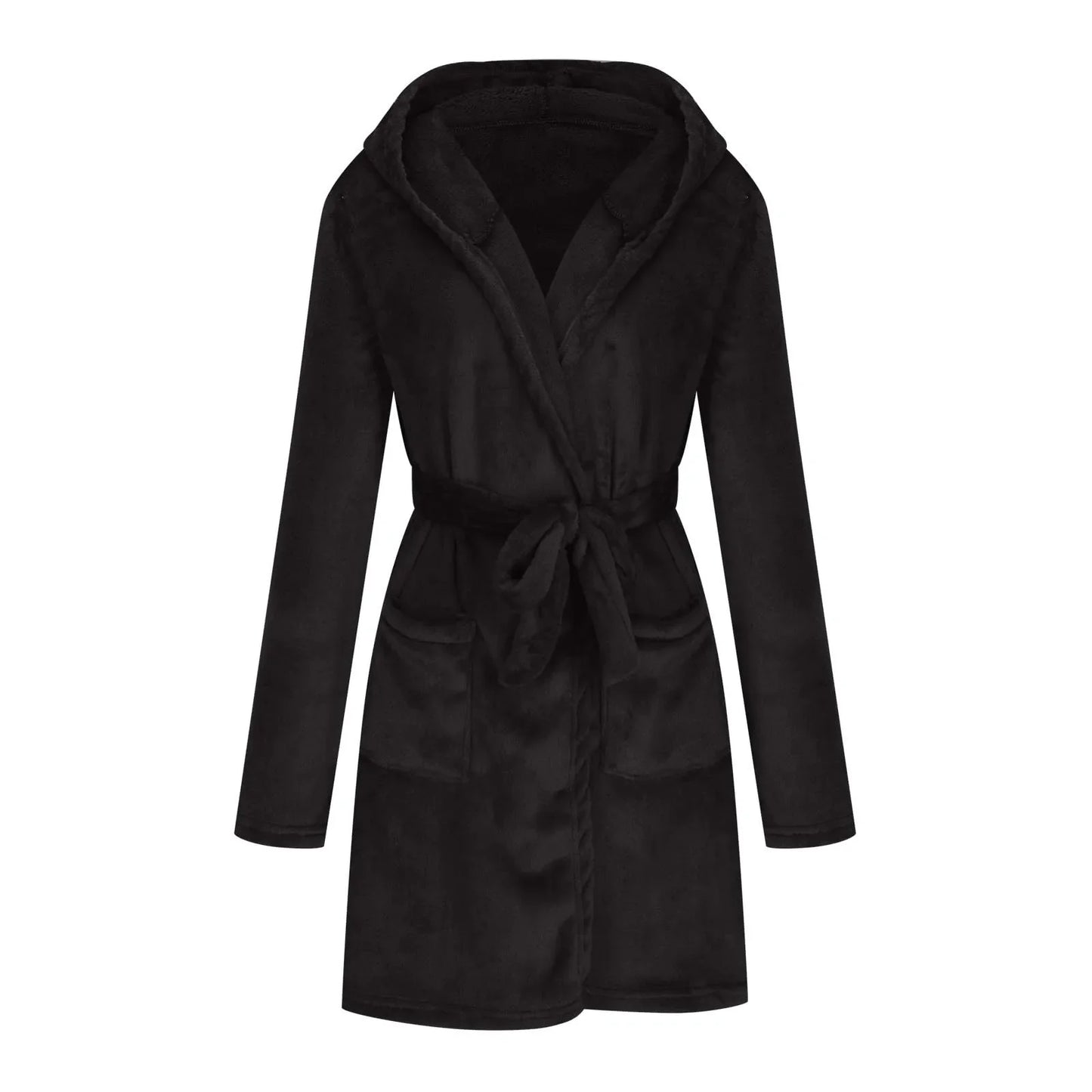 Marivelle Plush Hooded Robe