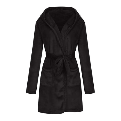 Marivelle Plush Hooded Robe