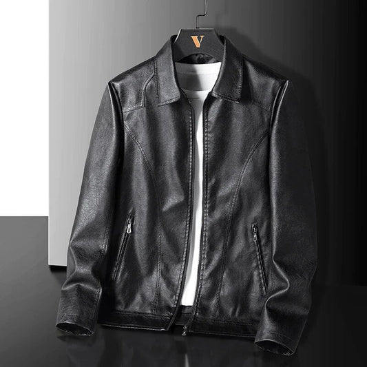 Ravanzo Faux Leather Jacket