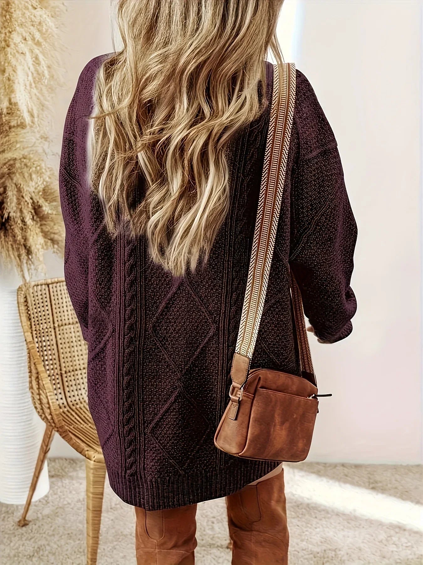 Valdina Knit Sweater Dress