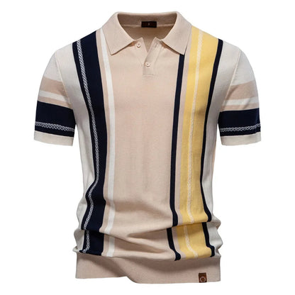 Varenna Contrast Knit Polo