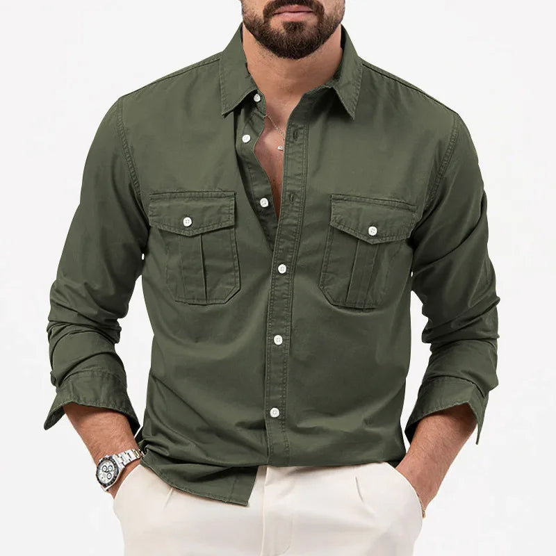 Darien Slim-Fit Utility Shirt