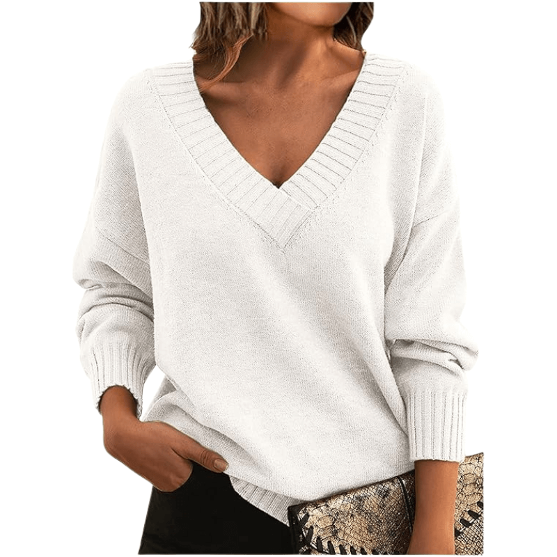 Women’s Classic V-Neck Cashmere Pullover