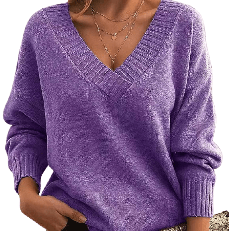 Women’s Classic V-Neck Cashmere Pullover