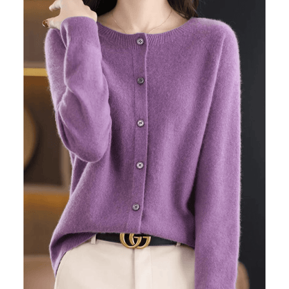 Livia Cashmere Blend V-Neck Cardigan