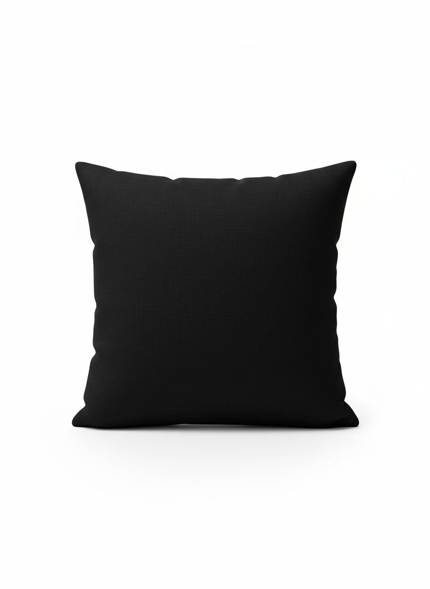 Black Modern Pillow