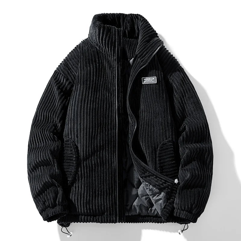 Bordeaux Quilted Corduroy Jacket