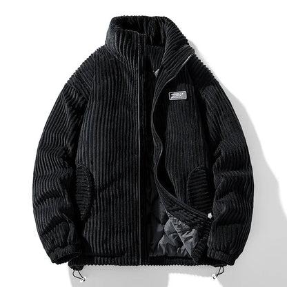 Bordeaux Quilted Corduroy Jacket