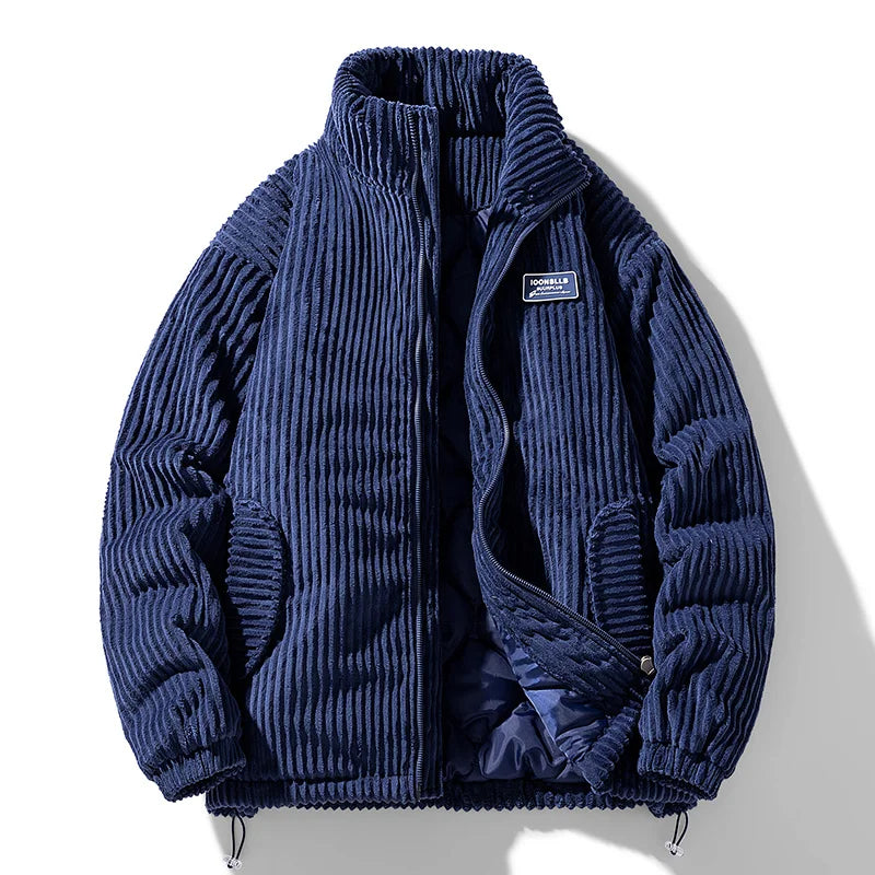 Bordeaux Quilted Corduroy Jacket