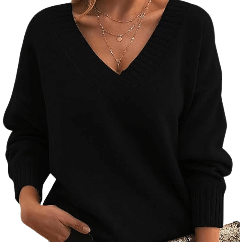Women’s Classic V-Neck Cashmere Pullover