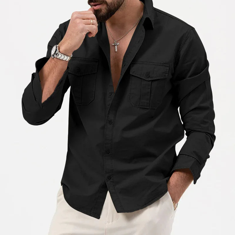 Darien Slim-Fit Utility Shirt
