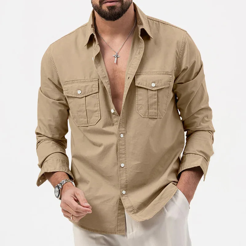 Darien Slim-Fit Utility Shirt