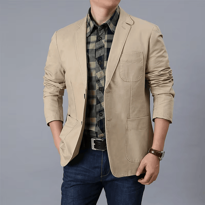 Men’s Carter Cotton Twill Blazer