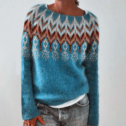 Women’s Elegant Cashmere Fair Isle Sweater
