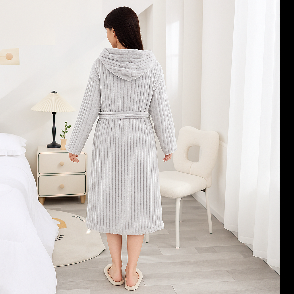 Serina Fleece Lounge Robe
