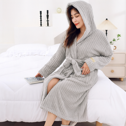 Serina Fleece Lounge Robe