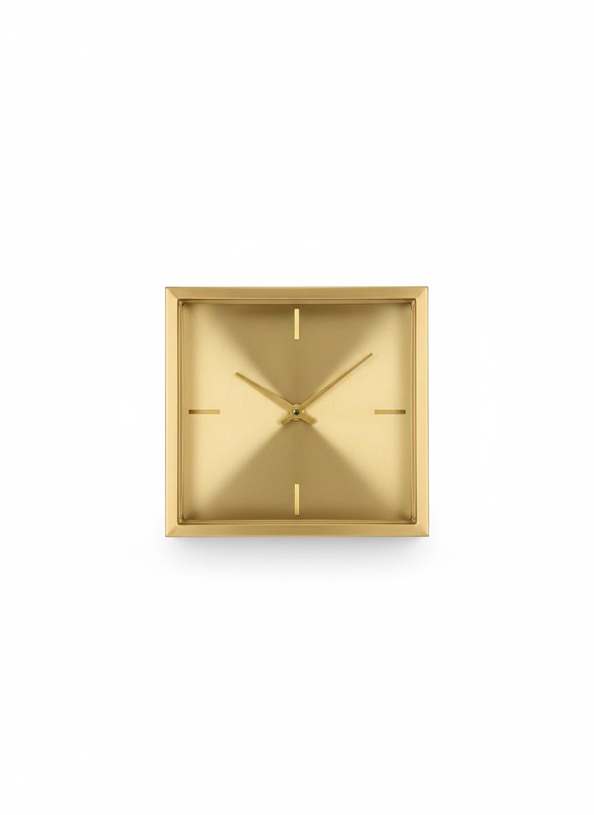 Gold Accent Wall Clock