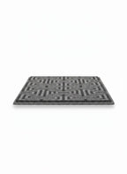 Gray Geometric Doormat