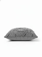 Gray Textured Pillow
