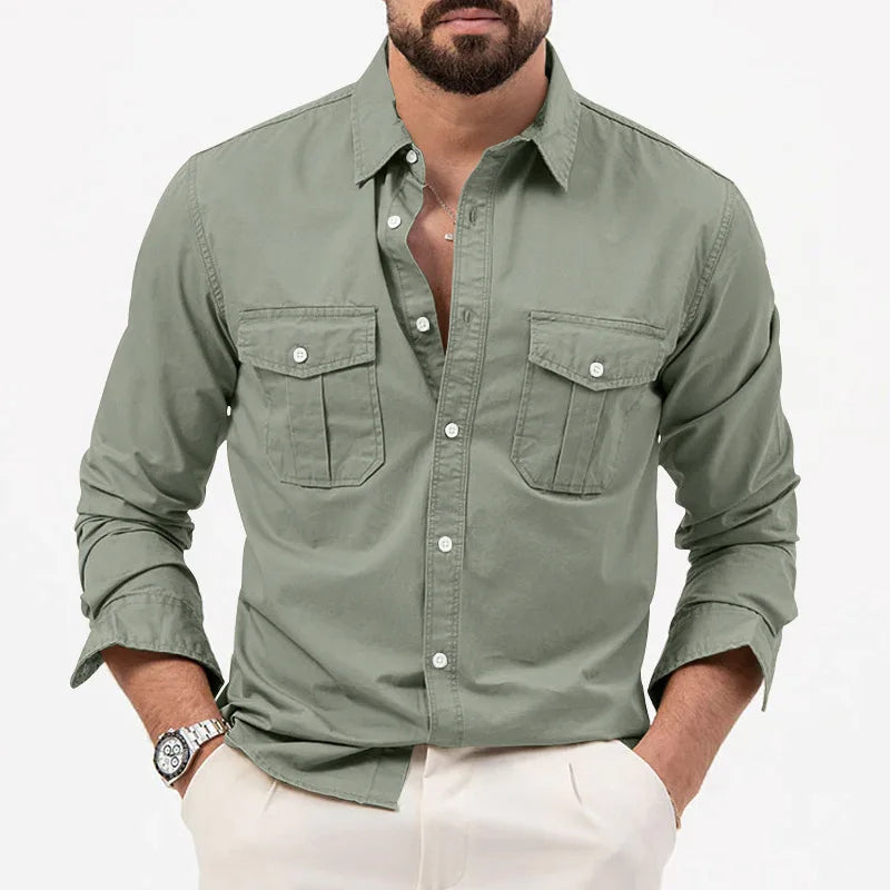 Darien Slim-Fit Utility Shirt