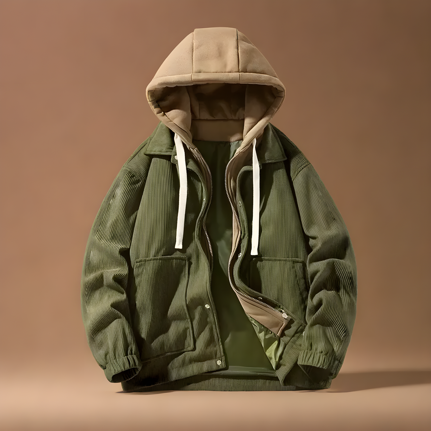 Alder Corduroy Hooded Jacket