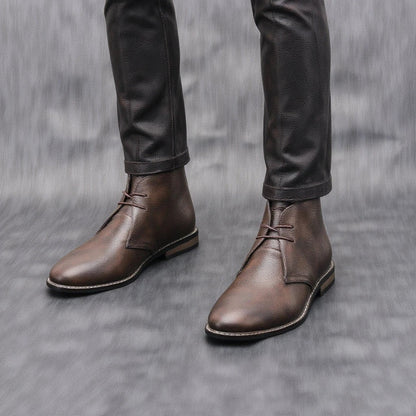 Claybourne Faux Leather Chukka Boots