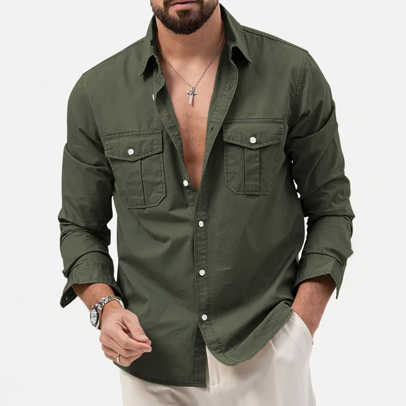 Darien Slim-Fit Utility Shirt