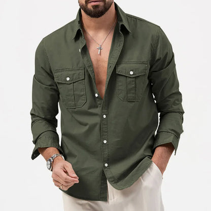 Darien Slim-Fit Utility Shirt
