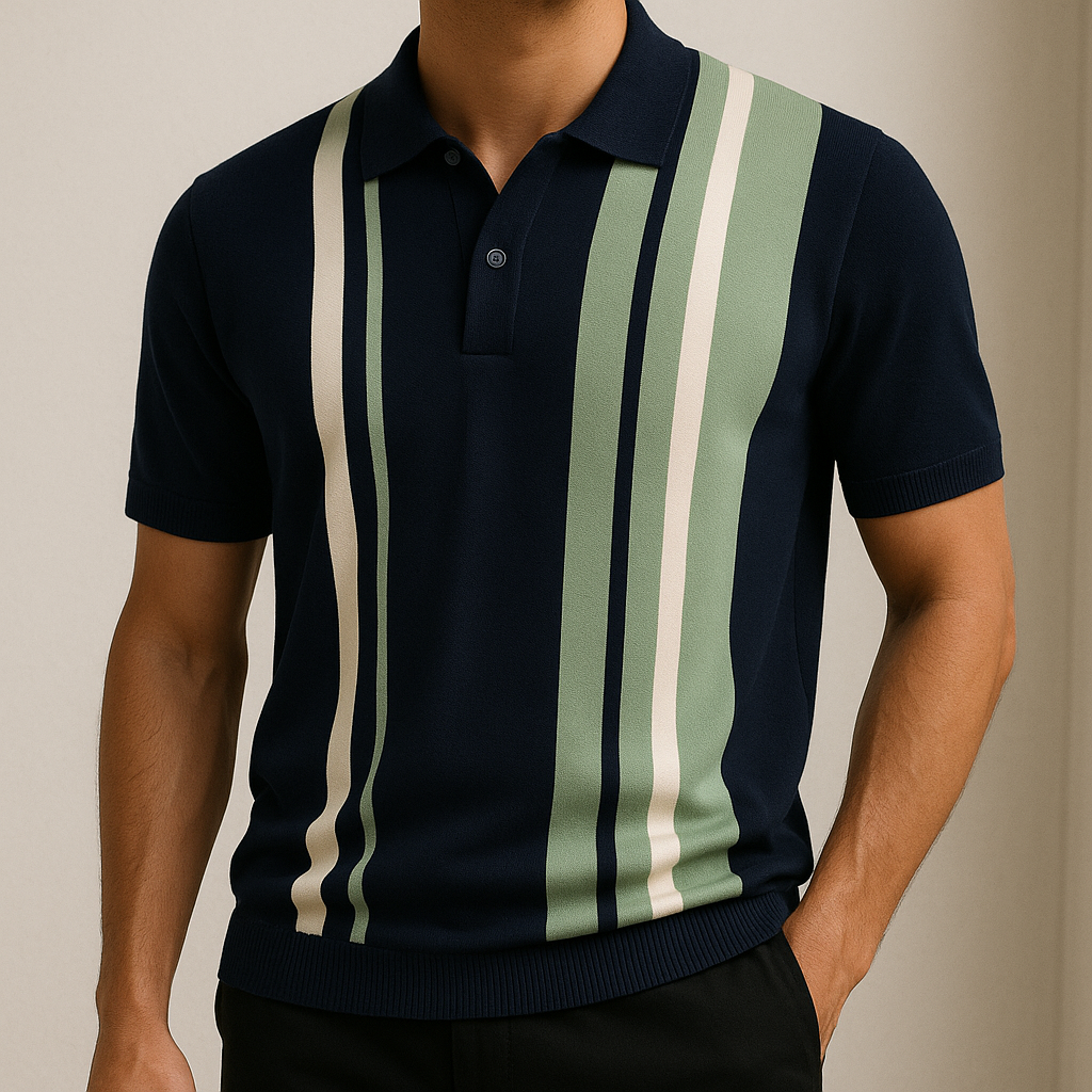 Varenna Contrast Knit Polo