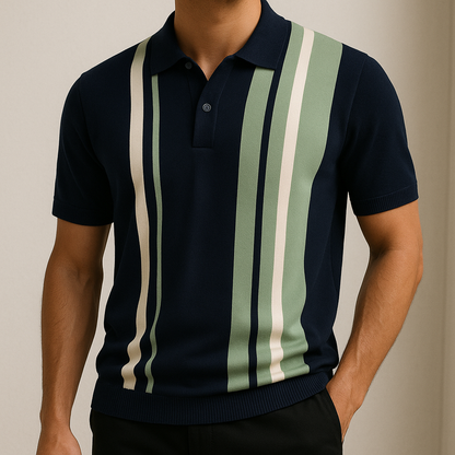 Varenna Contrast Knit Polo