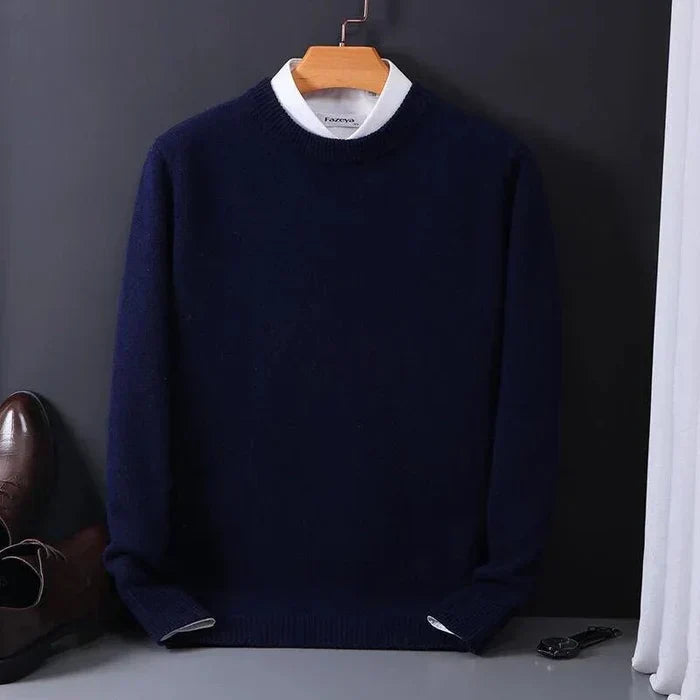 Men’s Cashmere Crewneck Relaxed Fit Sweater