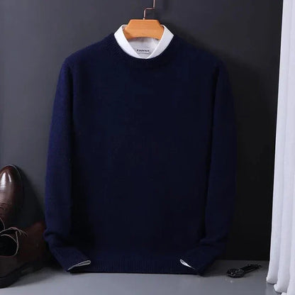 Men’s Cashmere Crewneck Relaxed Fit Sweater