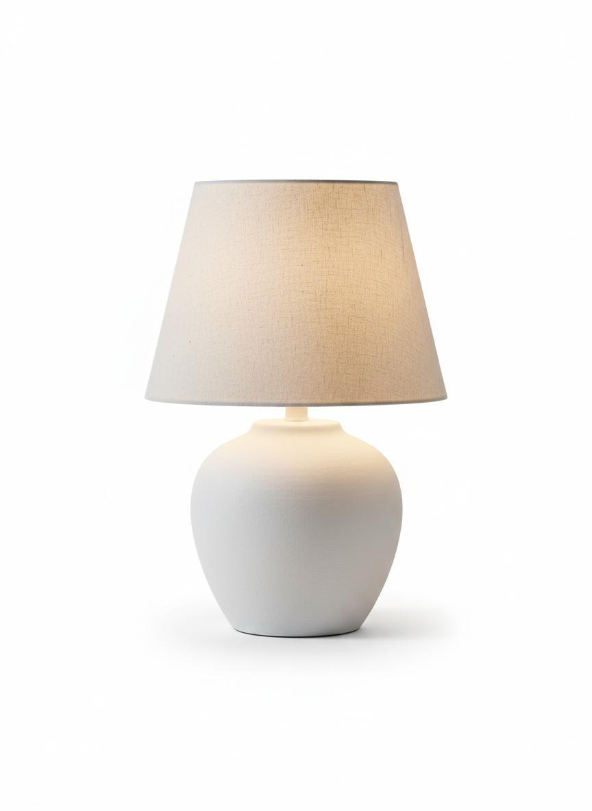 White Ceramic Table Lamp