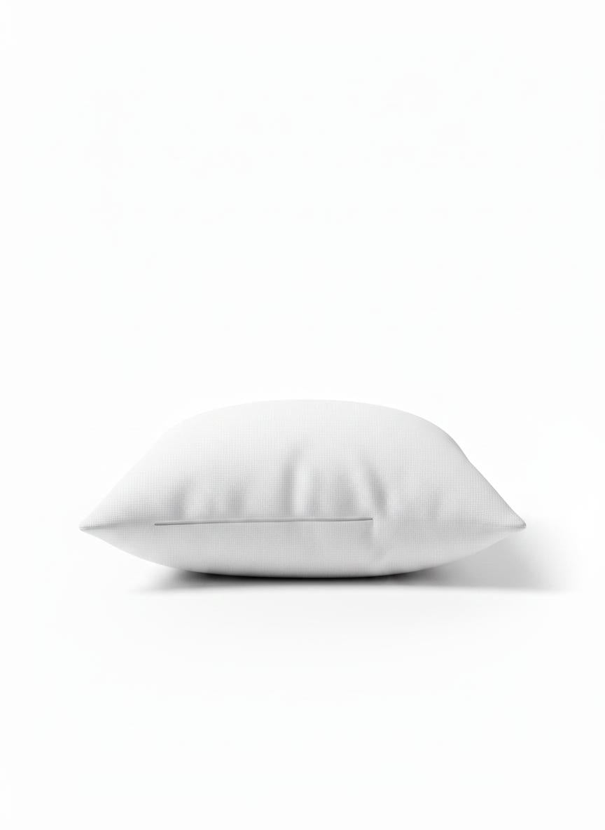 White Minimal Pillow